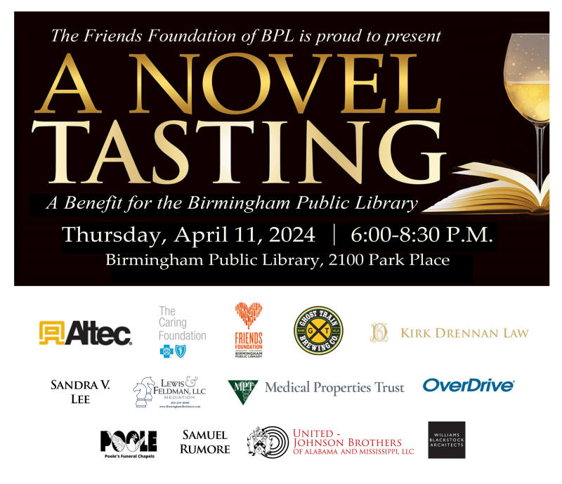 Birmingham Public Library - A Novel Tasting